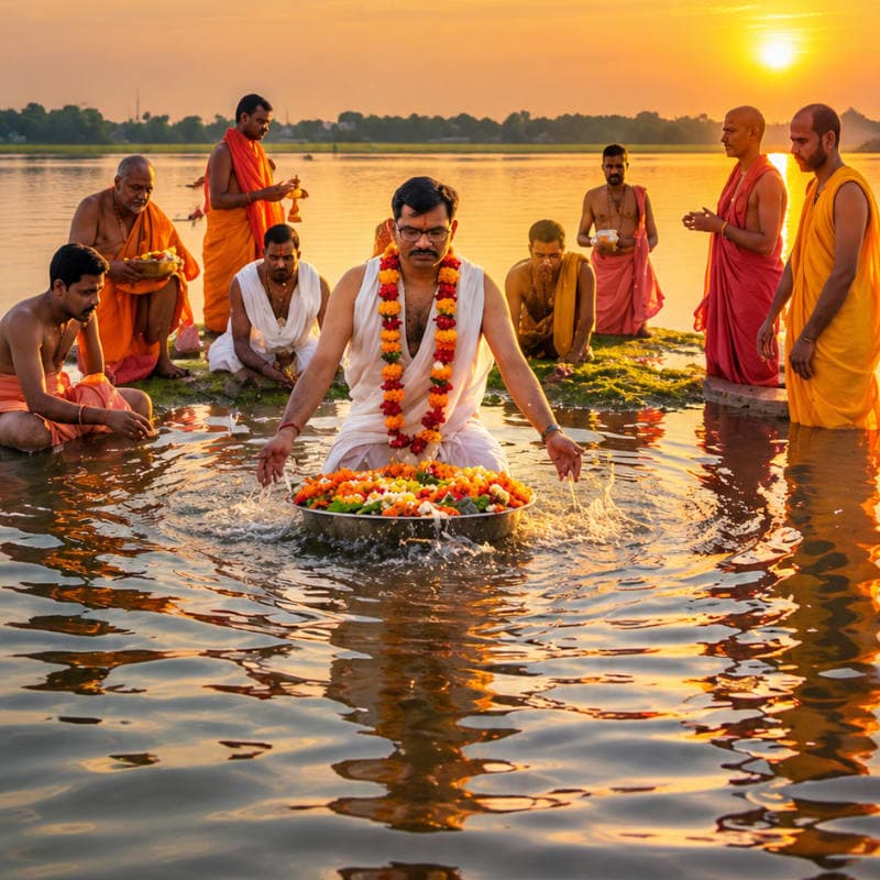 Gaya 17 Tithi Pitru Shanti Mahapuja, Til Tarpan & Deep Daan